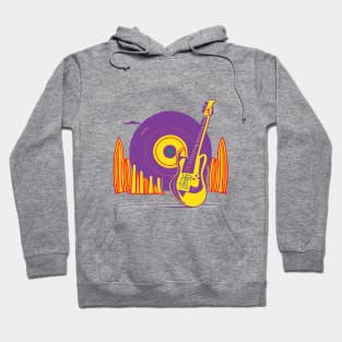 Music Disk music lover icon design Hoodie